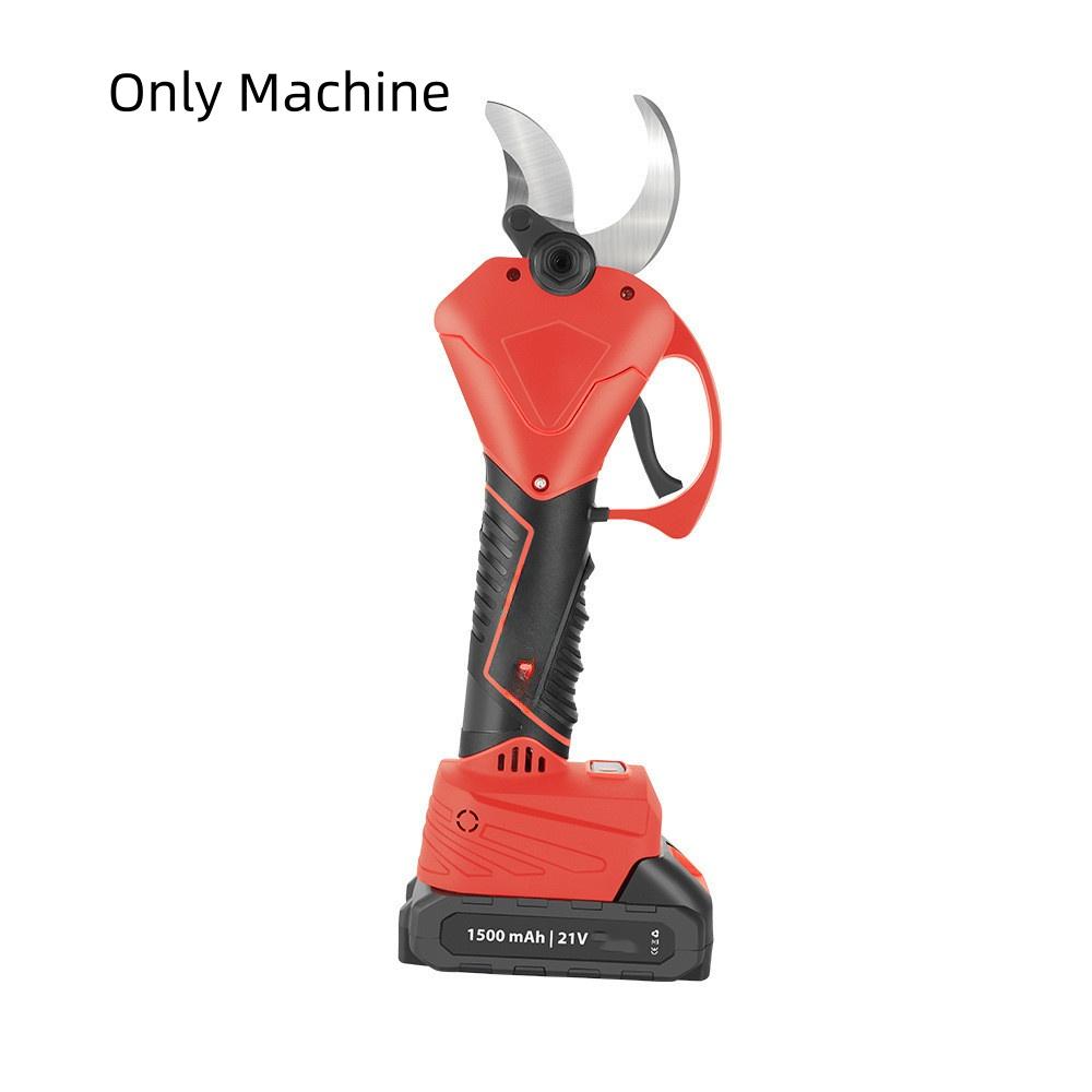 

Портативные электрические секаторы Бытовые Эффективные для обрезки фруктовых деревьев, бонсай, веток Перезаряжаемые садовые ножницы Красные