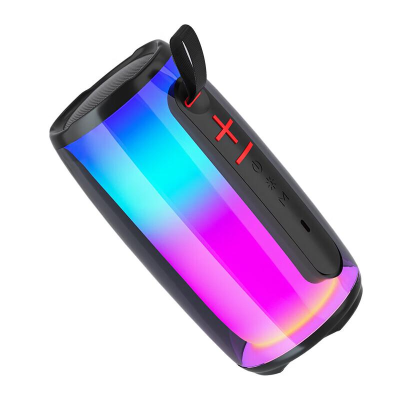 Newsmy BS02 Portable Bluetooth Speaker with Dazzling Lights CN Plug (adapter Included)