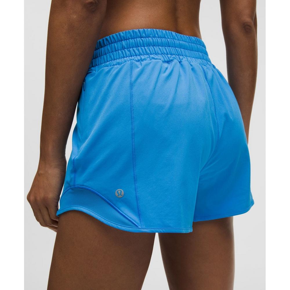 Lululemon Hotty Hot High Rise Lined Short 4  Cornflower