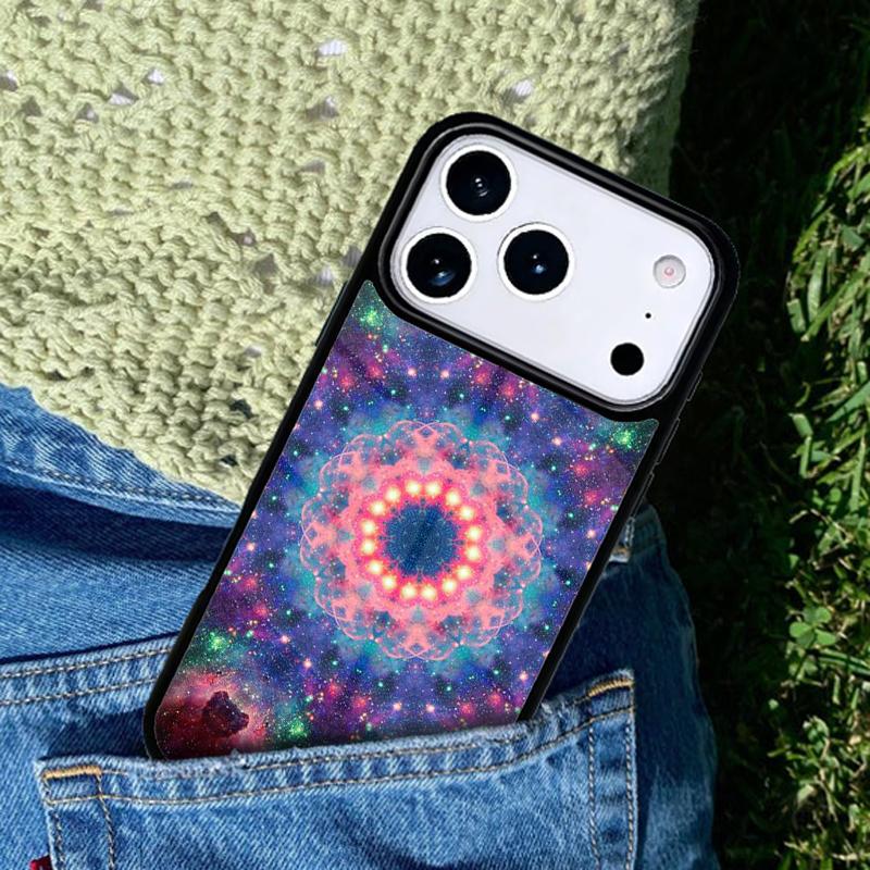 Mandala Flower Totem Mobile Phone Case Compatible with IPhone 17 16 15 14 13 12 11Pro Max 17 Air Cover