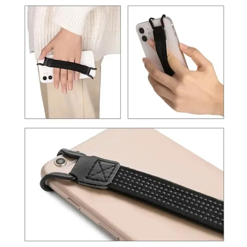 2 st Universal Telefonhållare Armbandsband Anti-fall Telefonrem Bandhållare Enhandshantering Fingergrepp Stretchbart Fäste Surfplatta