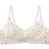 Women Seamless Breathable Cool Feeling Wireless Push Up Gathering Comfort Bra