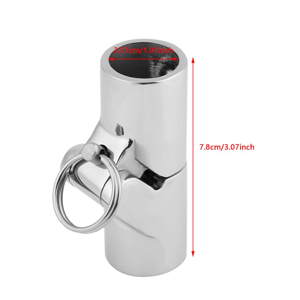 

Marine Stainless Steel Folding Swivel Coupling Tube Pipe Connector Boat 22-25mm for canopies bimini tops flag pole Connector