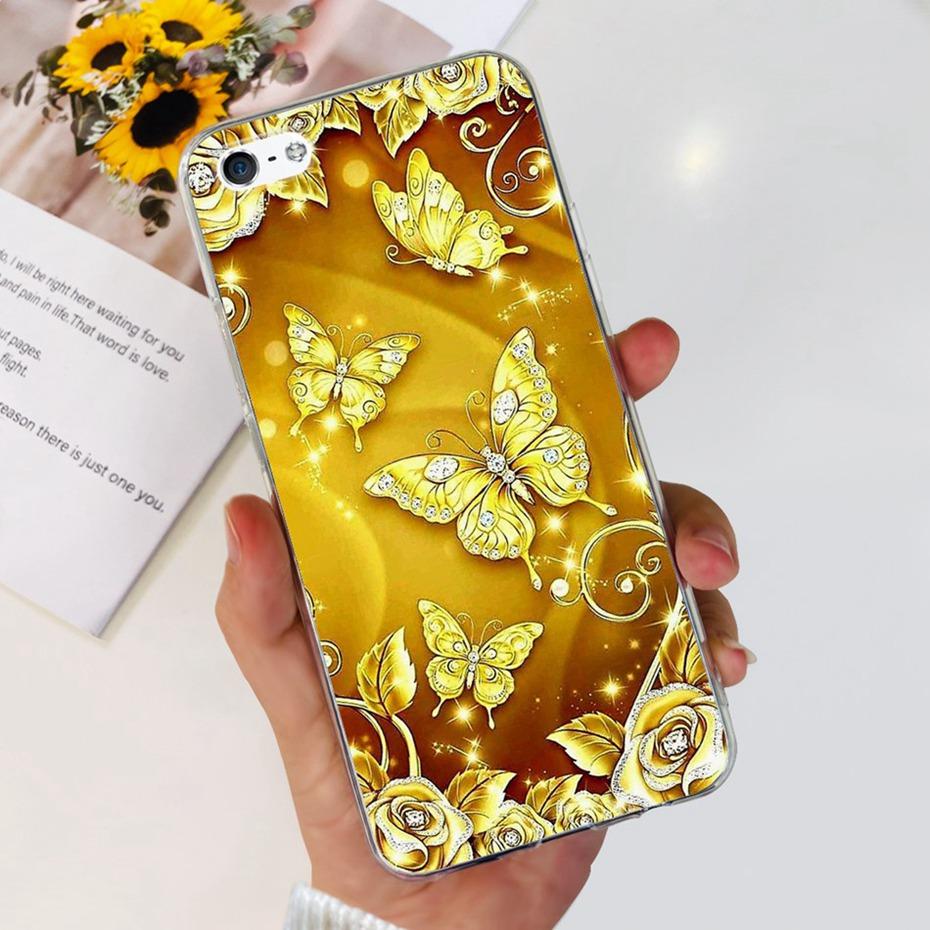 Lovely Printing Phone Case For iPhone 5 5s SE (2016) Soft Silicone TPU Back Cover For iPhone SE 2016 iPhone5 iPhone5s 4.0"