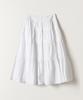 TTUDEMENT Tiered Long Skirt Ivory