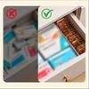 Travel Medicine Storage Solution with Reusable Light-proof Zipper Lock Pill Pouch Set