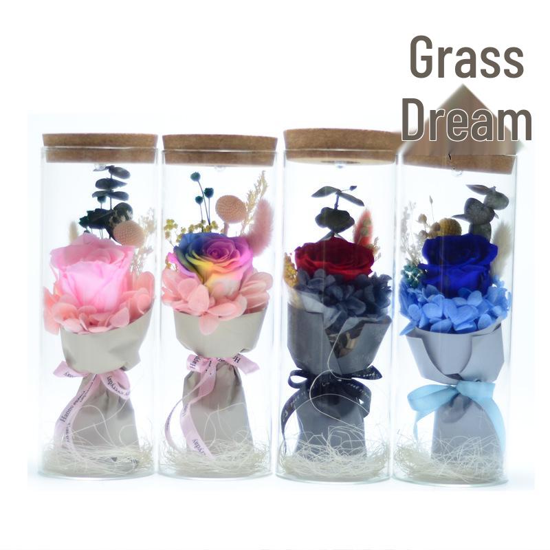 Luminous Rose LED Wishing Bottle Gift Box for Teacher's Day & Mid-Autumn Festival