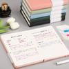 AHGXG A5 Horizontal Ruled A 160 Classic W x College Work Travel Pink Notebook, (7mm Ruled), Sheets, Notebook, Size 14.6cm 21.3cm H, Diary, Journal,