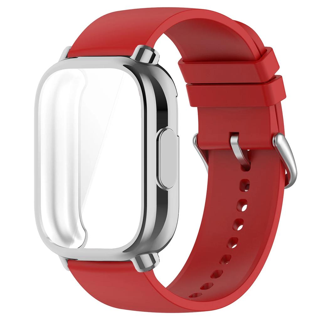 22mm Silicone Strap With Case For Xiaomi Redmi Watch 5 Active Lite Smart Watch Wrist Band And Case For Redmi Watch 5 Lite Active