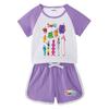 2025 Kids' Summer Clothing Set: Baby Shorts & T-shirt, Casual Sports Two-Piece for Boys & Girls