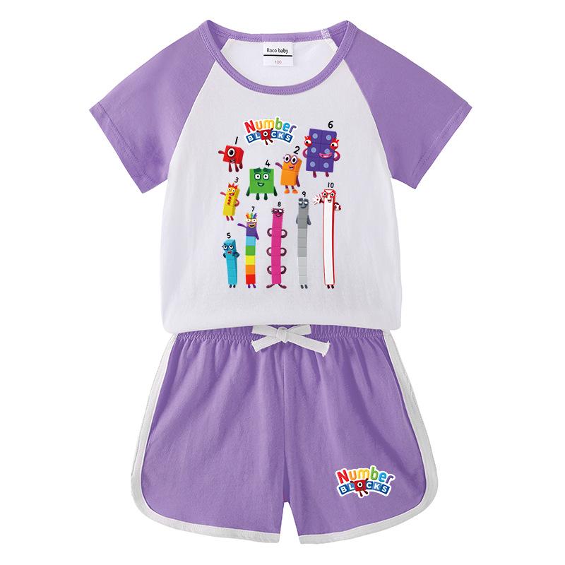 2025 Kids' Summer Clothing Set: Baby Shorts & T-shirt, Casual Sports Two-Piece for Boys & Girls