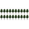 Garten Modell Bäume Miniatur Kunststoff Dekoration 20Pcs Mini DIY Landschaft