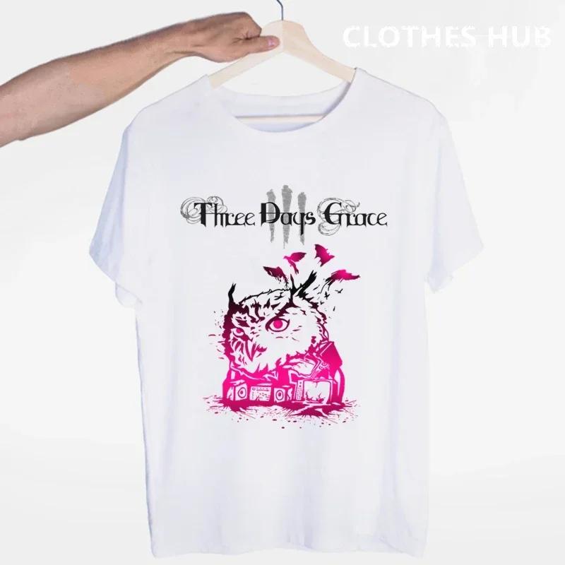 

Three Days Grace Music Band T-shirt O-Neck Short Sleeves Summer Casual Fashion Unisex Men And Women Tshirt S