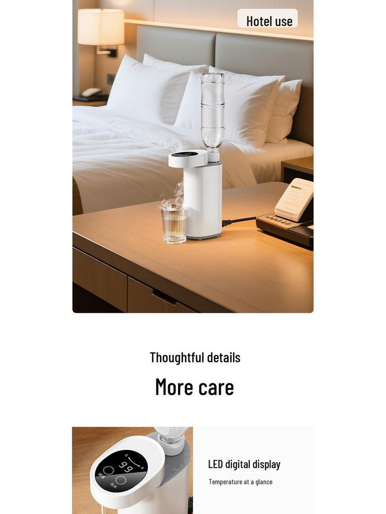 Portable Mini Instant Hot Water Dispenser for Travel, Desktop, and Home Use