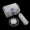 Round and Square Transparent Multi-Grid Jewelry Storage Boxes