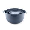 KADAX Set of 7 Kitchen Bowls + 3L Colander Plastic