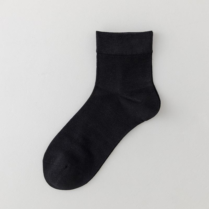 

Носки из тутового шелка, Летние женские тонкие короткие носки, Носки без косточек с защитой от запаха, Женские свободные дышащие носки-лодочки 1 pair чёрный