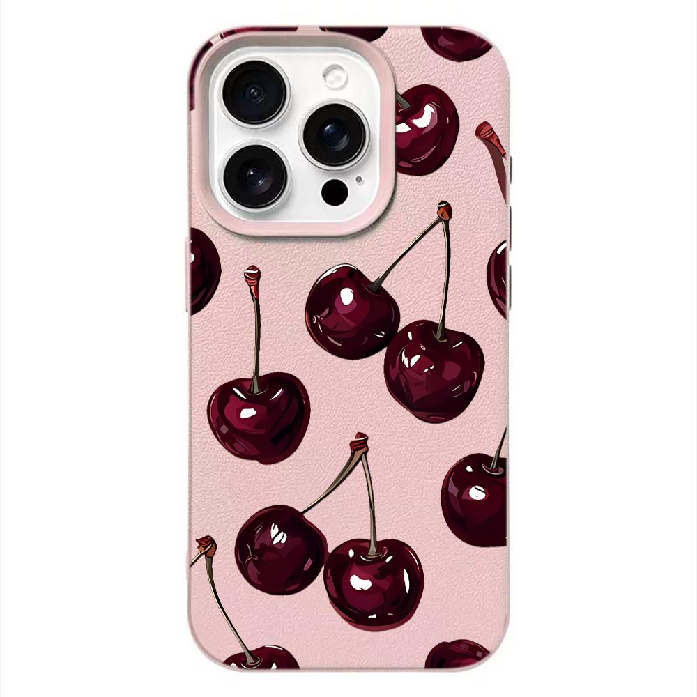 

Calculator Tool Dark Cherry Phone Case For Iphone 17 Air 16 16e 15 14 13 12 11 Pro Max Retro Tech Sweet Fruit Aesthetic Cover iphone 15 Plus