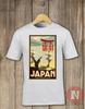 Japan Tourist Poster T-shirt Aesthetic Japanese Government Railways 1930's Art