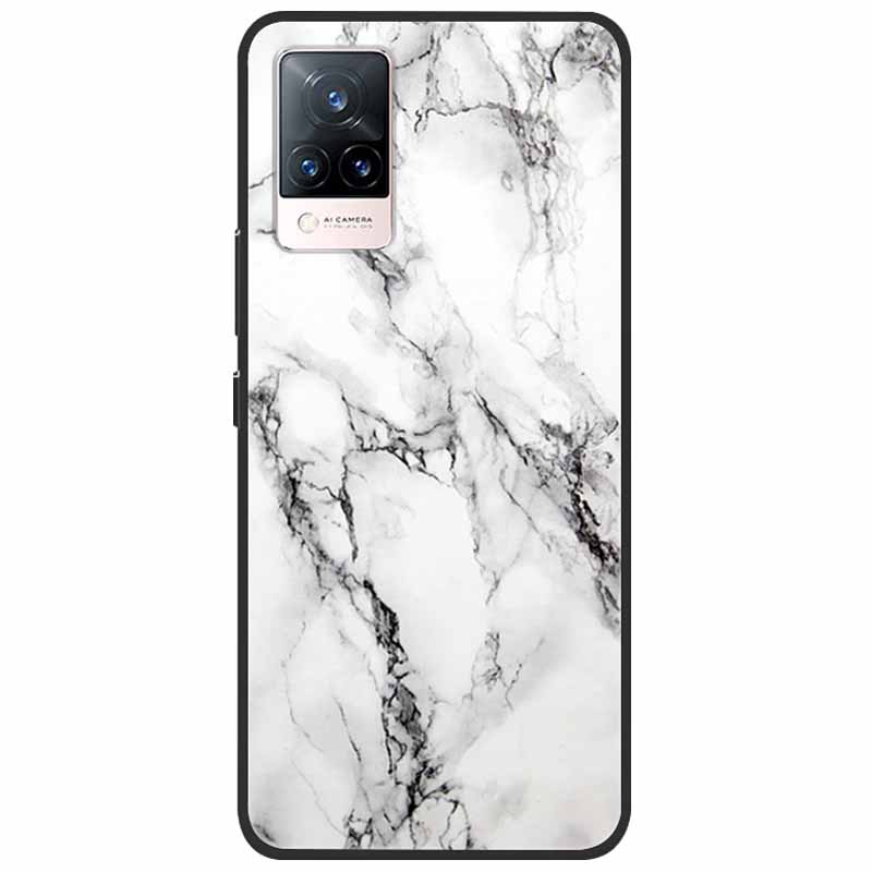 Miękkie Silikonowe Etui Na Telefon Dla vivo V21 5G 4G V21E V2027 Y11S Y12S V20 V2025 V 21E TPU Coque Pokrowiec Dla Vivo V 21e 21 Ochronne