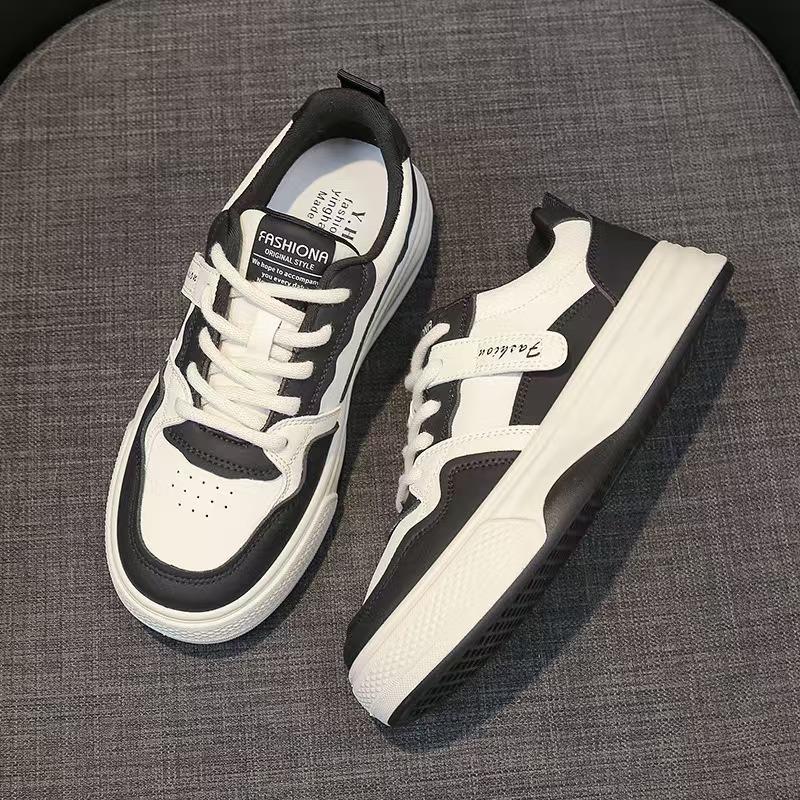 New Spring and Autumn Style of Internet Celebrity White Shoes for Women Internet Celebrity Versatile Comfortable and Casual Thick-soled Sports Shoes