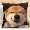 New Funny Shiba Inu Pillow Case Cute Cartoon Dog Cushion Cover For Bedroom Living Room Home Decorative Pillowcase