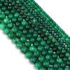 4 6 8 10 12mm Natural Green Jade Stone Beads Round Gemstone Loose Spacer Beads for DIY Jewelry Making Bracelet Necklace Supplies