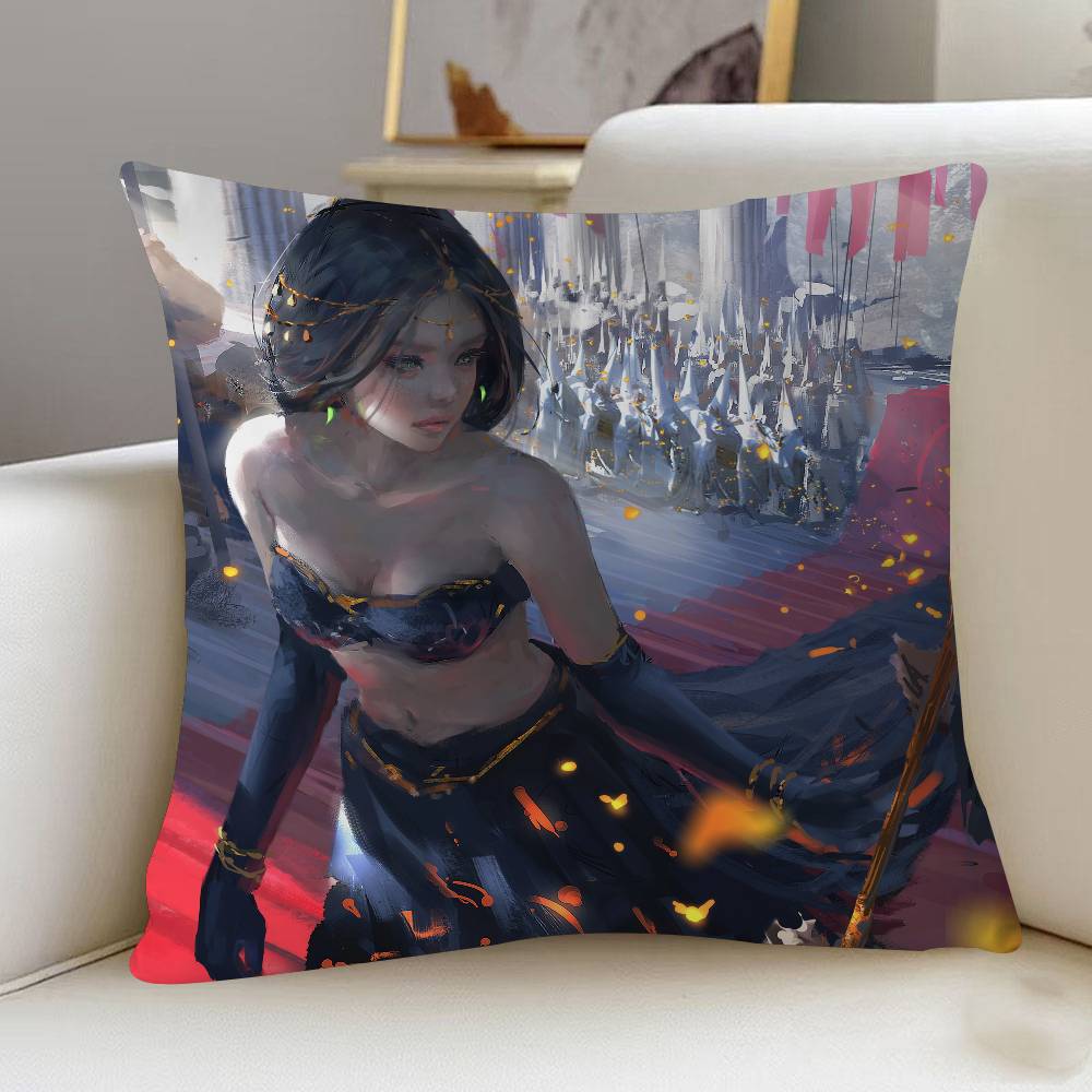

G-Ghost B-Blade Cartoon Animation Pillow Gift Home Office Decoration Pillow Bedroom Sofa Car Cushion CoverPillow Case 12x12Inch