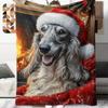 1 Pezzo Coperta in Flanella con Stampa Cartone Animato, Alta Qualità Confortevole per Tutte le Stagioni, Decorazione per la Casa, Calore e Comfort, Perfetta per Regalo di Natale Compleanno