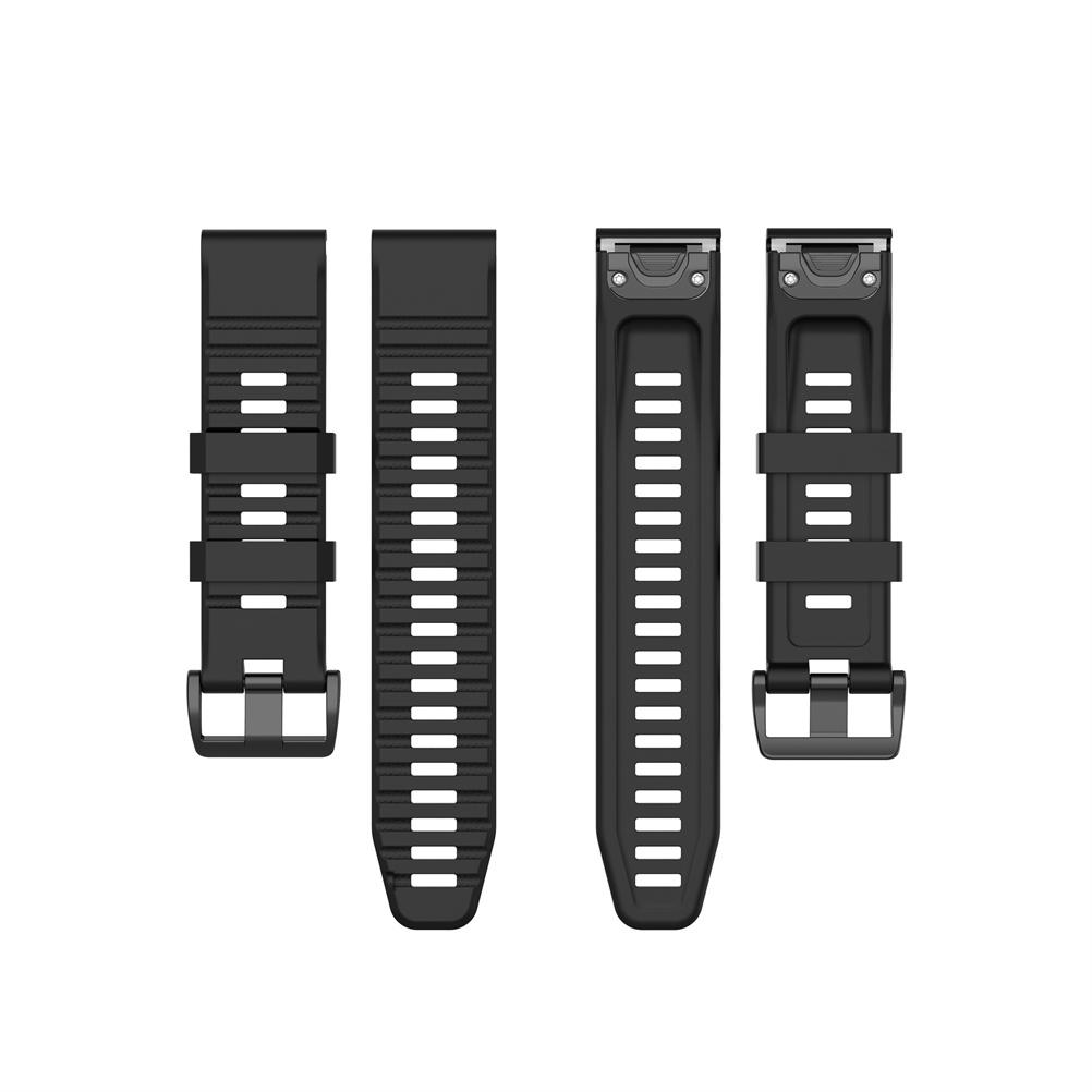 Replacement Straps Compatible for Garmin Fenix 7X Fenix 6X GPS Fenix 6X PRO Watch Silicone Strap 26mm Quick Release