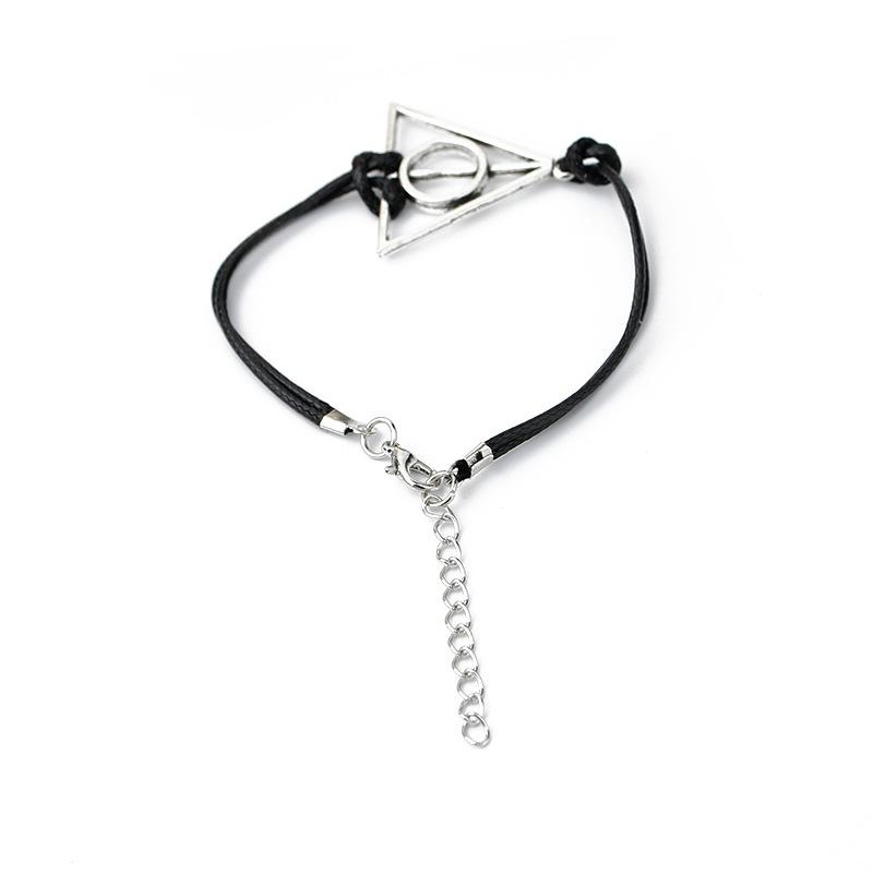 Pulsera Infinity Black Hallows Wing Dream Infinity Pulsera Inspirada Encantos Brazaletes