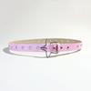 Grommet Waist Belt Punk Star Charm Skinny Chain for Cowboy Grunge Buckle Modern Waistband Waist Chain Studded Belt