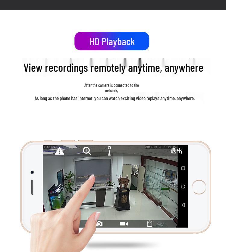 HD Smart Wireless Waterproof Dual-Lens Outdoor Network Camera