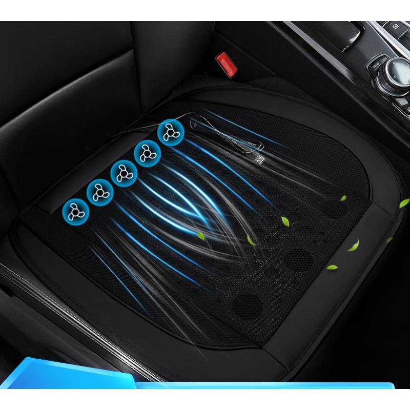 

Летняя подушка для автомобильного сиденья USB-интерфейс, выдувной коврик, автоматический запуск и остановка, многоцелевой чехол для автомобильного сиденья в жилом помещении