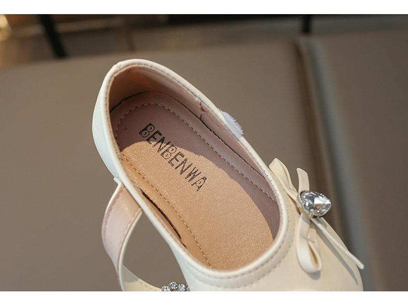 2026 Spring Girl's Bow Princess Leather Flats - Cute & Trendy Low-Cut Shoes