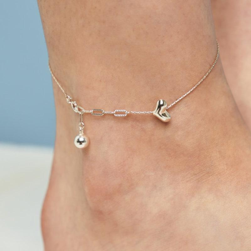 Liersi Vita Heart Ball Anklet