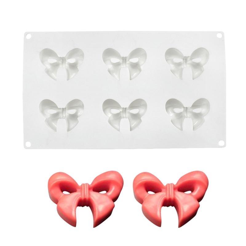 Cake Mold for Creative Bowknot Clay Soap Decorating Handmade DIY Cake Resin Craf
