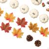 Pumpkins Maple Decoration Artificial Set for