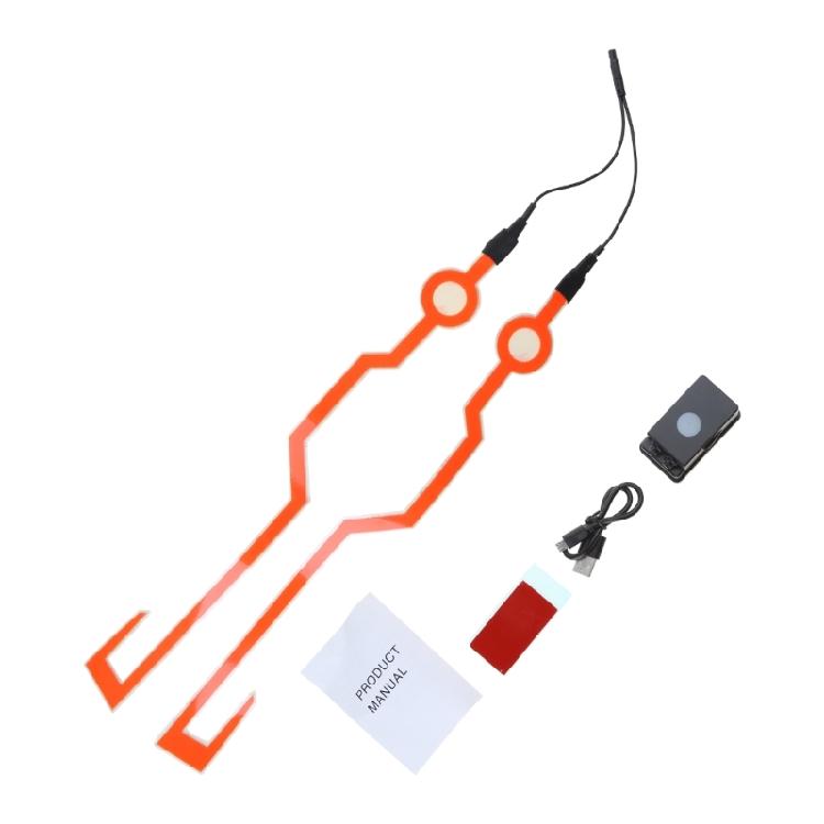 Сигнальная мигающая полоса для ночной езды, наклейка- декаль на мотоциклетный шлем, светящаяся