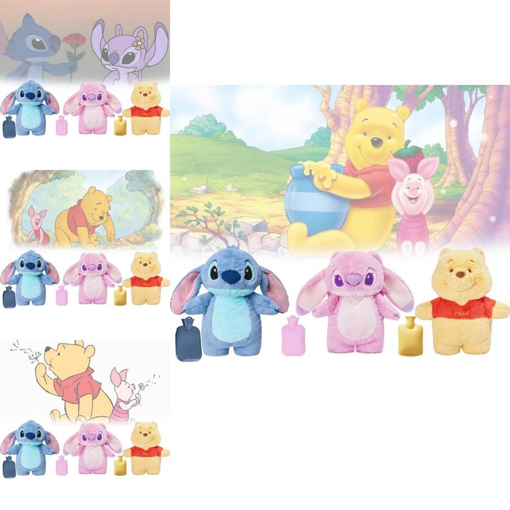 Adorable 30cm Stitch Plush Toy Water Bottle Heater For Cozy Winter Warmth