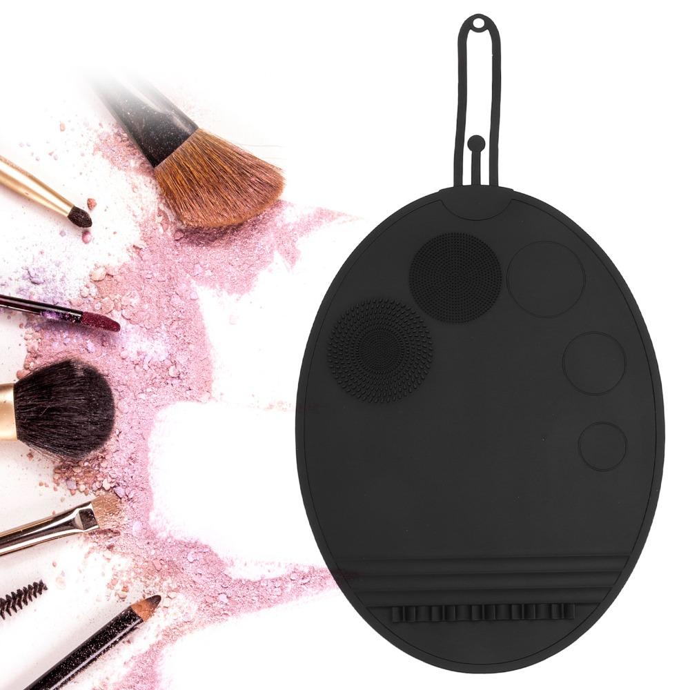Large Size Makeup Brush Cleaner Pad Multi Textures Makeup Brush Washing Tool Travel Use