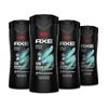 Body Wash 473ml 4-Pack Apollo AXE Body Wash Apollo 4 Count for Long Lasting Freshness Sage