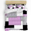 Yellow Grey Black Patchwork Abstract Art Medieval Style Duvet Cover Pillow Case Bedding Set Quilt Cover Double Bed Home Textile