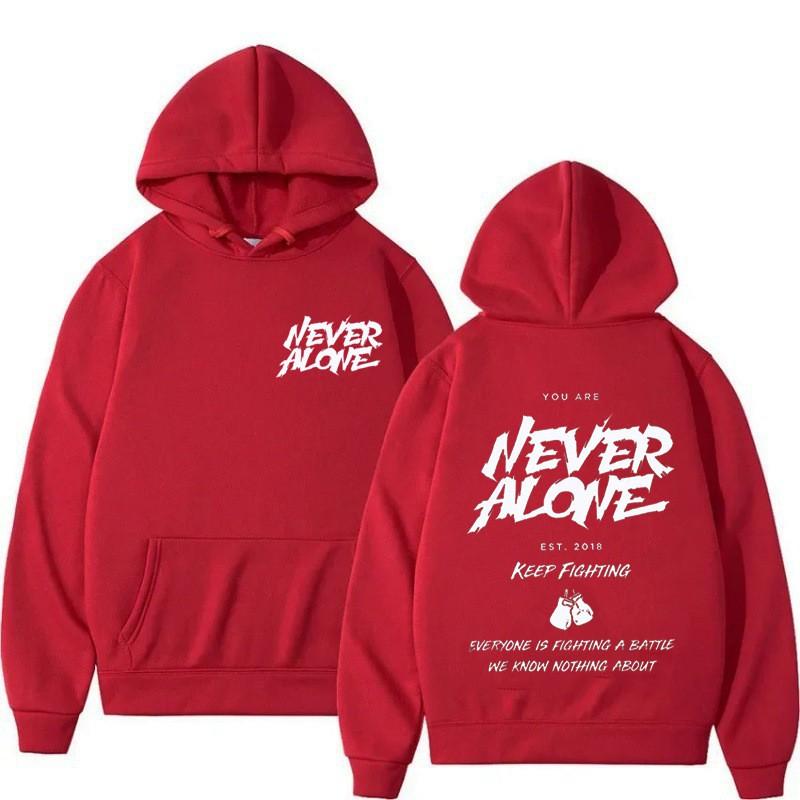 Unisex Hooded Sweatshirt With Front Pocket Print Loose Fit Long Sleeve Casual Winter Top