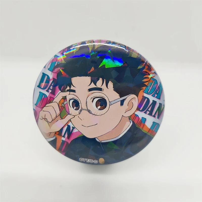 HOT Anime DANDADAN S.h.figuarts Dandadan Ayase Momo Takakura Ken Pin Badge Cartoon Decor Creative Brooch Gifts for Fans