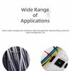 400Pcs Various Sizes Nylon Cable Ties Self-Locking Cord Ties Cable Zip Ties  Cable Organization