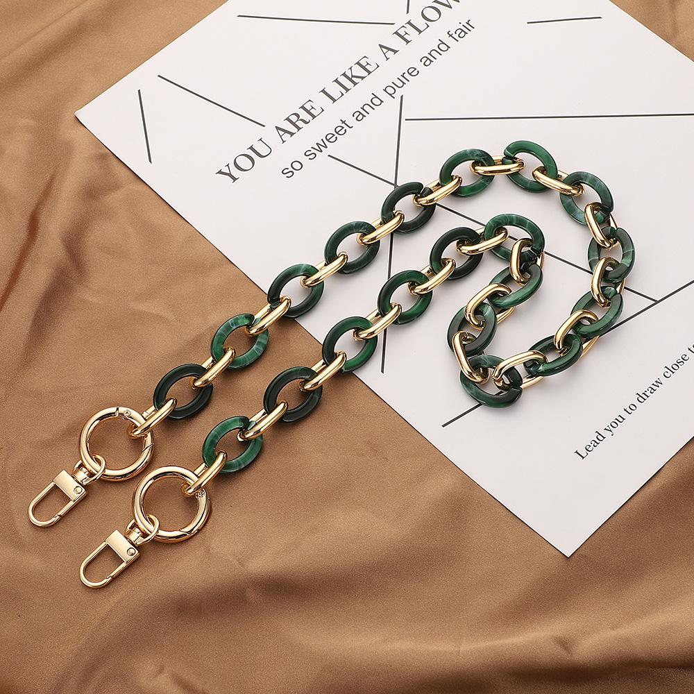 1Pcs New 40/60cm Acrylic Handbag Chains Shoulder Bag Strap DIY Purse Chain Resin Chains Handles Belt Parts Bag Accessories