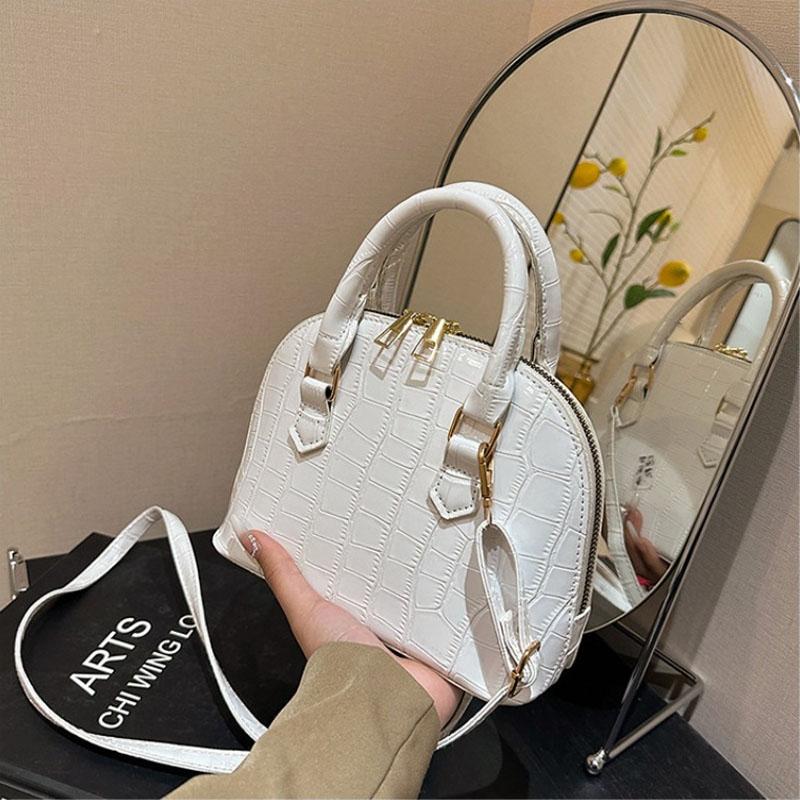 Retro Shoulder Bag Fashion Pu Leather New Women's Bag Waterproof Crocodile Pattern Versatile Crossbody Bag Hand Bags for Women