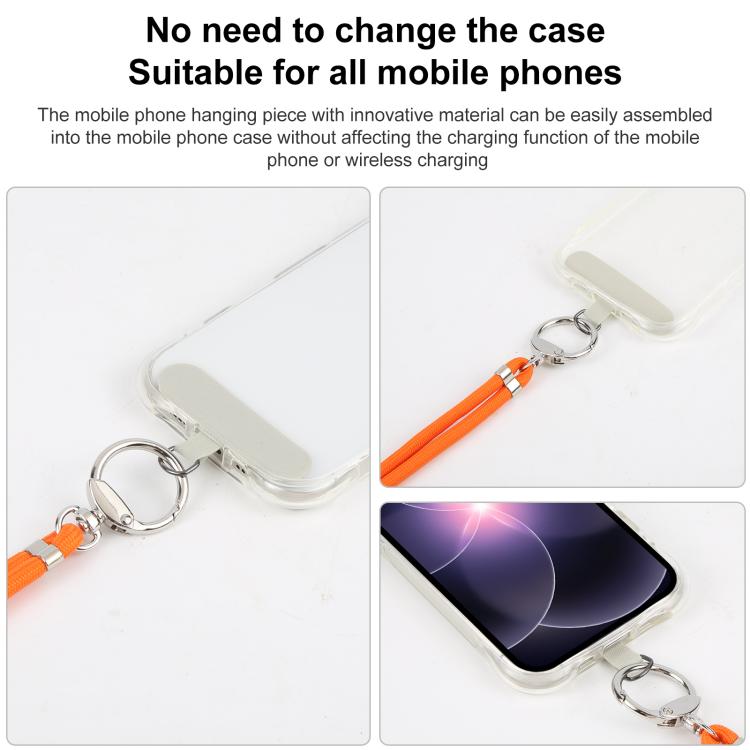Mobile Accessories of Universal Neck Straps 6mm Thick Adjustable Length Crossbody Mobile Phone Lanyard