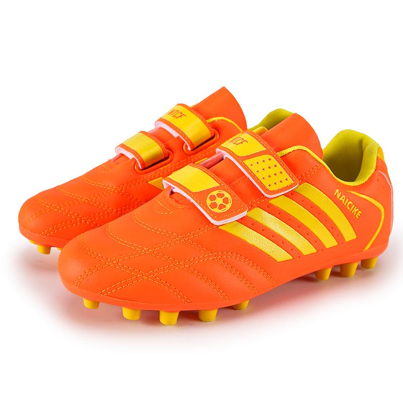 

Boys Football Shoes Non-slip Wear-resistant Velcro Outdoor Football Shoes Training Children s Shoes 37 жовтий/помаранчевий